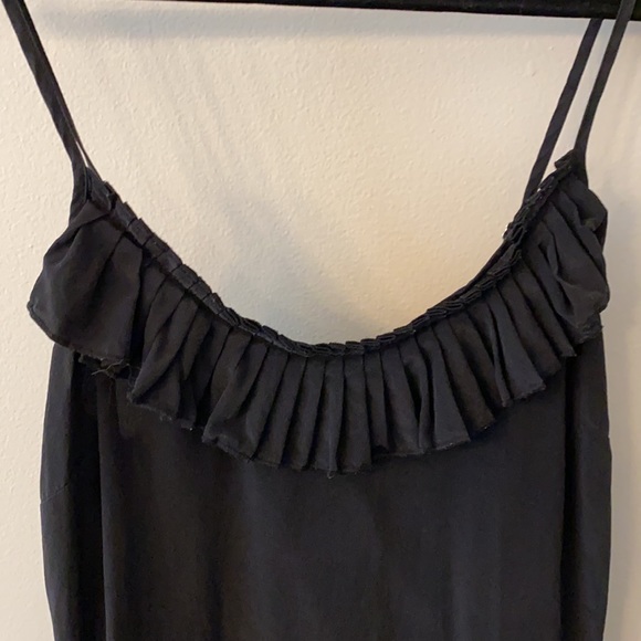 Joe’s black ruffled tank top size small - Picture 3 of 8
